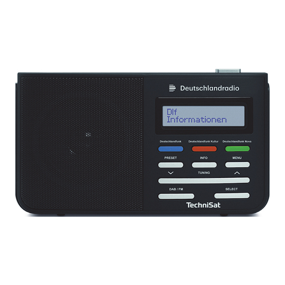 TechniSat DIGITRADIO 210 Bedienungsanleitung