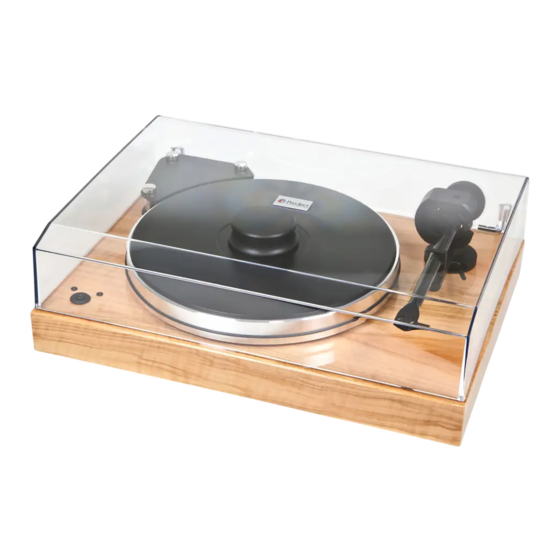 Pro-Ject Xtension 9 Evolution SuperPack Aufbau- Und Bedienungsanleitung