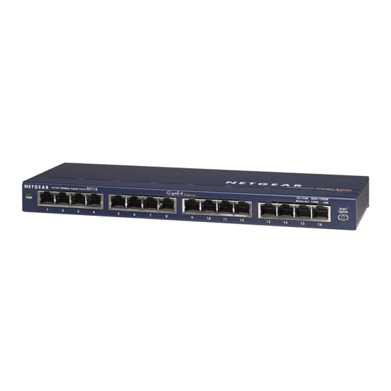 NETGEAR GS116v2 Installationsanleitung