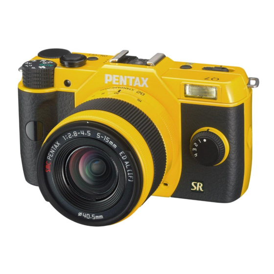Pentax Q7 Bedienungshandbuch