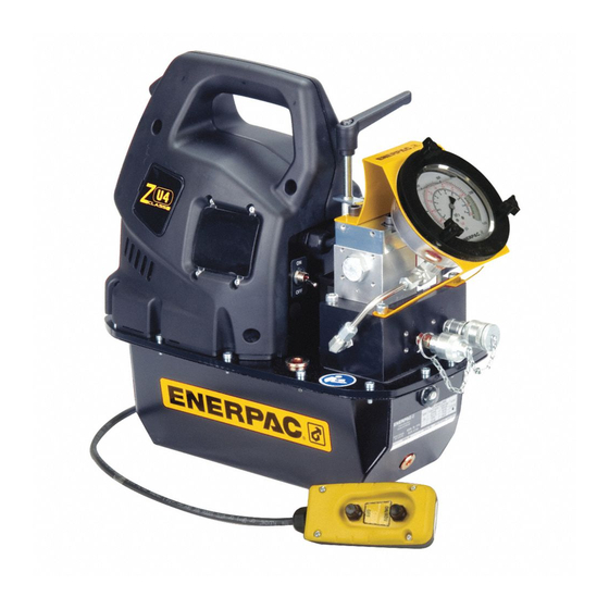 Enerpac ZU4 Anleitungsblatt