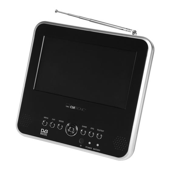 Clatronic CTV 719 LCD DVB-T Bedienungsanleitung
