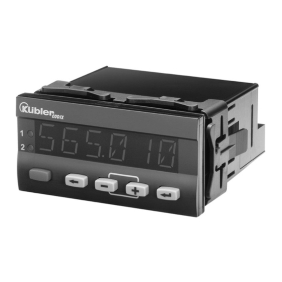 Kübler CODIX 565 Bedienungsanleitung