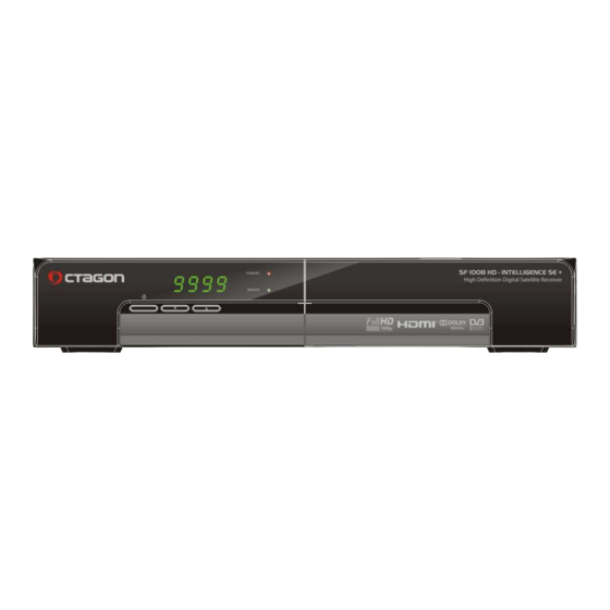 Octagon SF 1008 HD Bedienungsanleitung