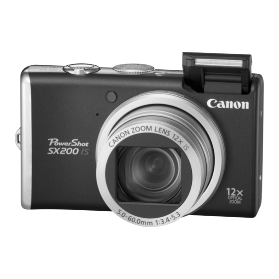 Canon PowerShot SX200 IS Benutzerhandbuch