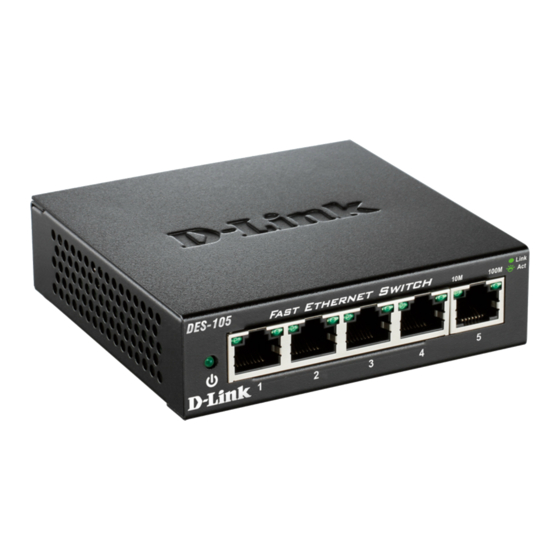 D-Link DES-105 Handbuch