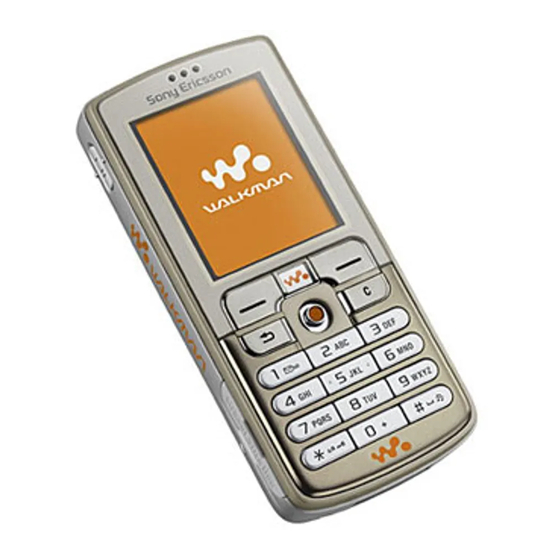 Sony Ericsson W700i Bedienungsanleitung