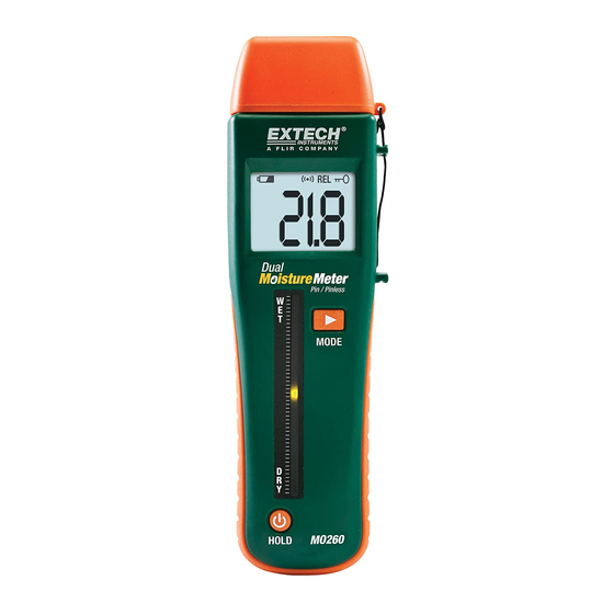 Extech Instruments MO260 Benutzerhandbuch