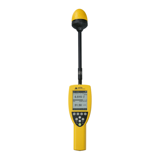 NARDA NBM-550 Bedienungsanleitung