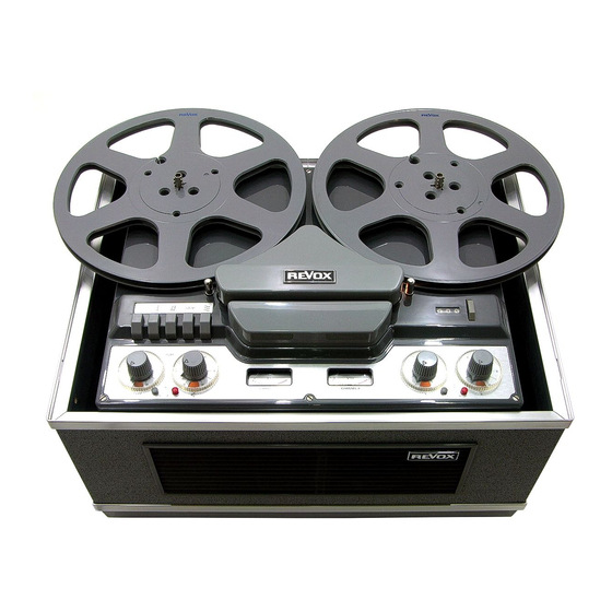 Revox G36 Bedienungsanleitung