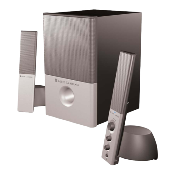 Altec Lansing VS4121 Gebrauchsanleitung