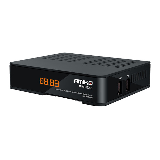 Amiko Mira 3 wifi Bedienungsanleitung
