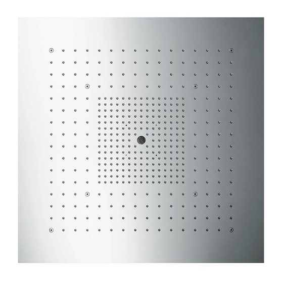 HANSGROHE Axor ShowerHeaven series Gebrauchsanleitung, Montageanleitung