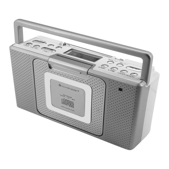 SOUNDMASTER BCD480 Bedienungsanleitung