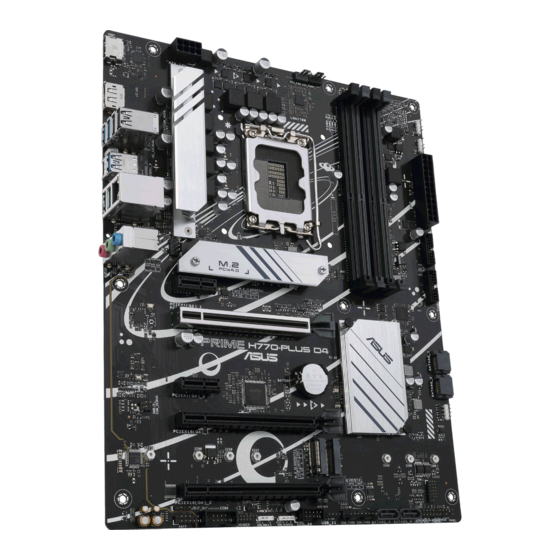 Asus PRIME H770-PLUS D4 Schnellstartanleitung