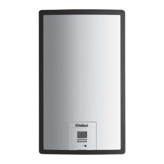 Vaillant VWZ MEH 61 Installations- Und Wartungsanleitung