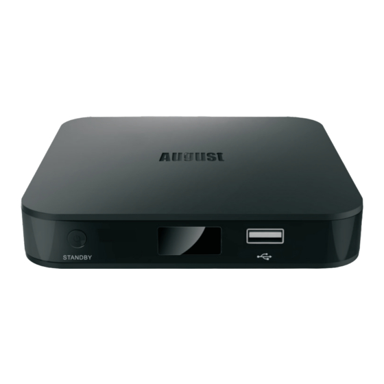 August DVB600 Bedienungsanleitung