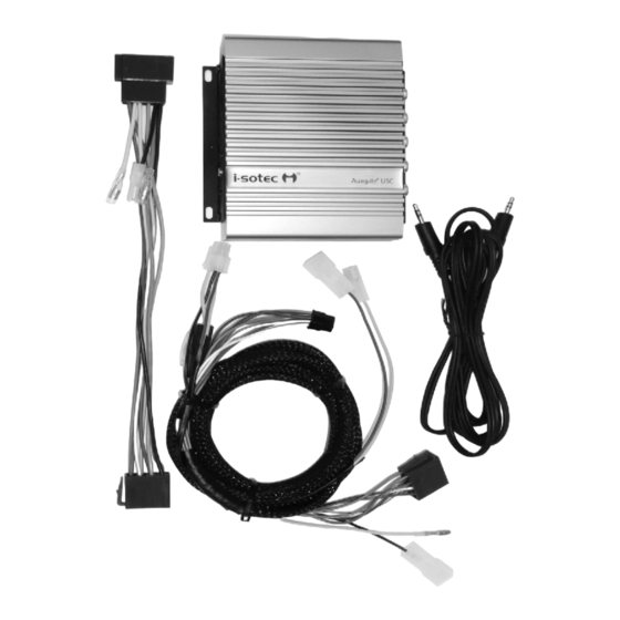 I-Sotec Auxgate USC Anleitung