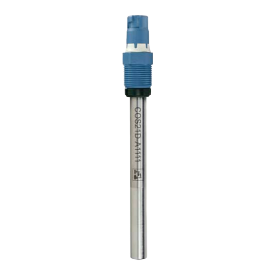 Endress+Hauser Oxymax H COS21D Betriebsanleitung