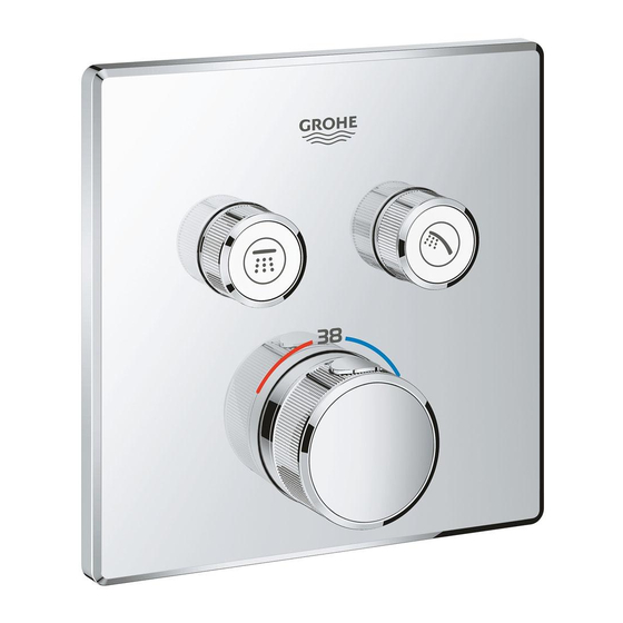 Grohe GROHTHERM SMARTCONTROL 29 119 Bedienungsanleitung