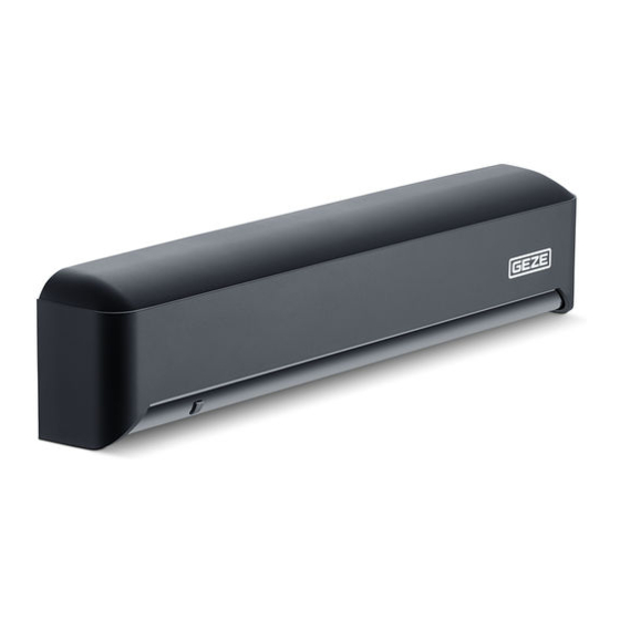 GEZE GC 341 Originalbetriebsanleitung