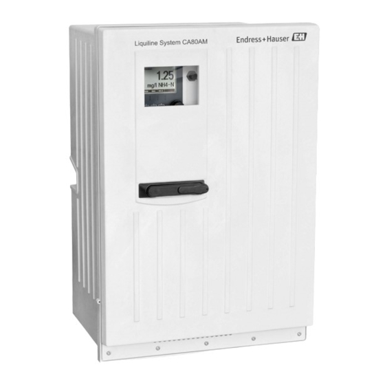 Endress+Hauser Liquiline System CA80AM Kurzanleitung