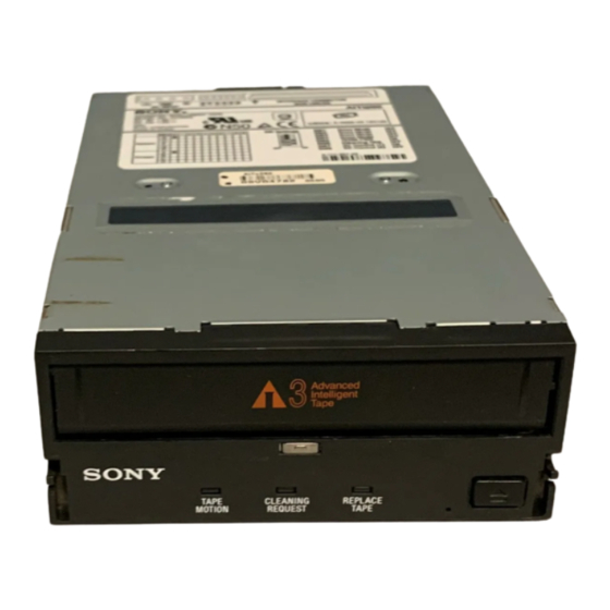 Sony StorStation AITe260 Handbücher