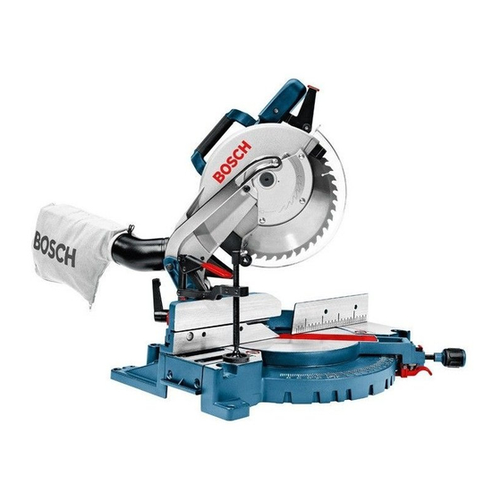 Bosch GCM 10 Professional Originalbetriebsanleitung