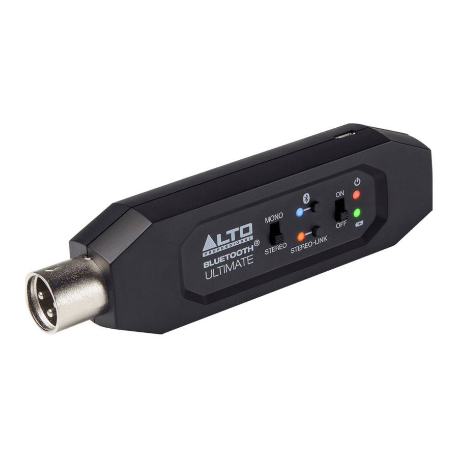 Alto Professional Bluetooth Ultimate Benutzerhandbuch