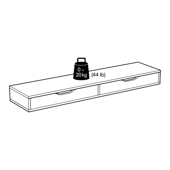 IKEA EKBY ALEX Bedienungsanleitung
