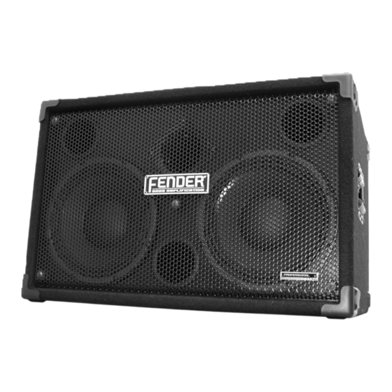 Fender 210 PRO Bedienungsanleitung