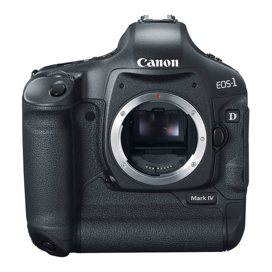 Canon EOS-1D Mark IV Bedienungsanleitung