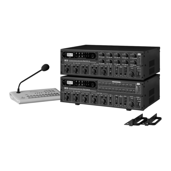 RCS AUDIO-SYSTEMS VLA-601 A Bedienungsanleitung