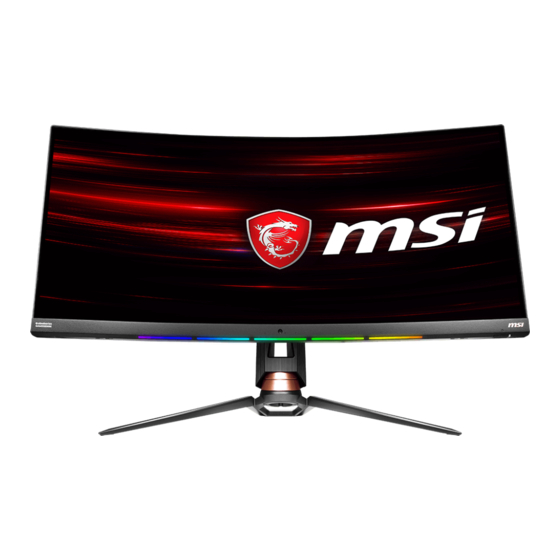 MSI Optix-Series Handbuch