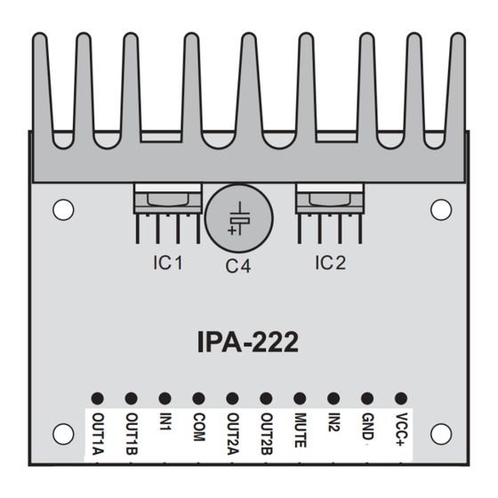 Monacor IPA-222 Anleitung
