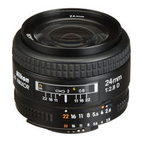 Nikon AF Nikkor 24mm f/2.8D Benutzerhandbuch