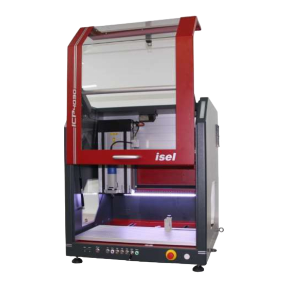 Isel ICP 4030 iMC-P Montageanleitung Und Betriebsanleitung