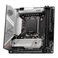 MSI MPG Z790I EDGE WIFI Benutzerhandbuch