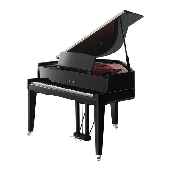 Yamaha AvantGrand N3 Bedienungsanleitung