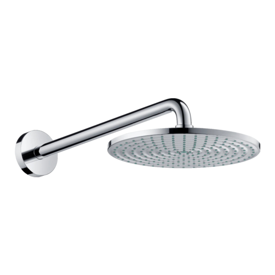 HANSGROHE Raindance S 240 1jet 27474 Serie Gebrauchsanleitung, Montageanleitung