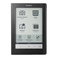 Sony PRS-600 Bedienungsanleitung