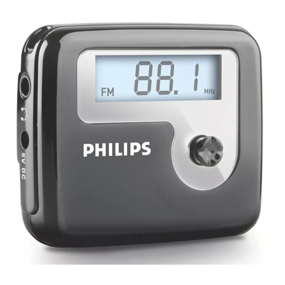 Philips TransCast FM DLV2007/10 Bedienungsanleitung