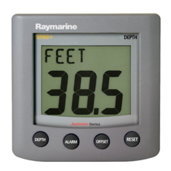 Raymarine ST60+ Benutzerhandbuch