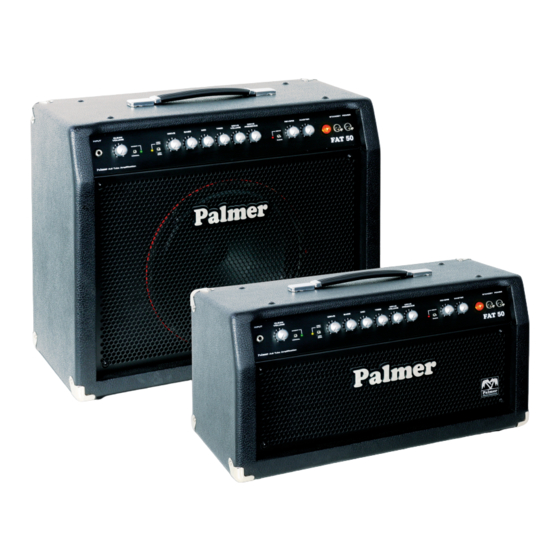 Palmer FAT50 Handbuch