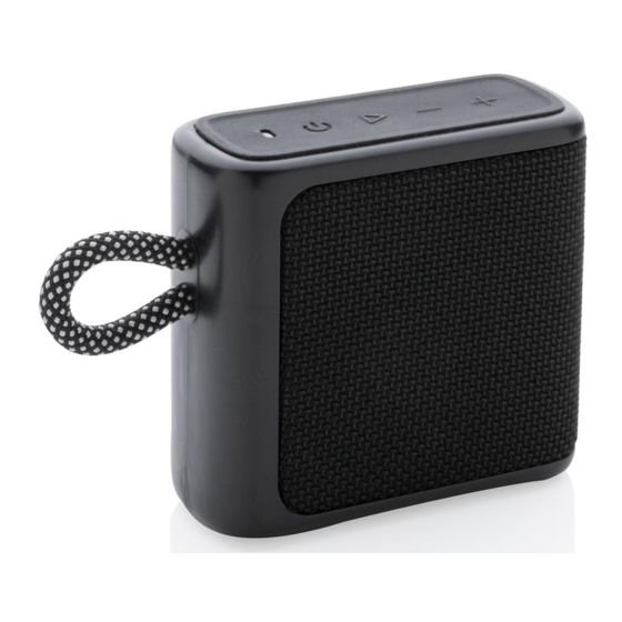XD COLLECTION Splash IPX6 3W Bedienungsanleitung