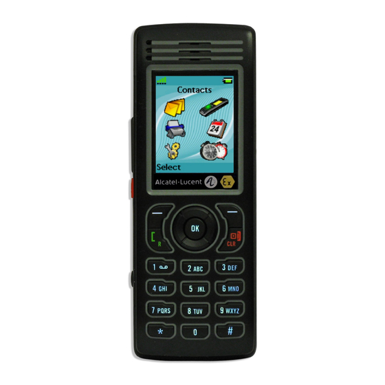 Alcatel-Lucent OmniPCX Office 500 DECT Handset Benutzerhandbuch