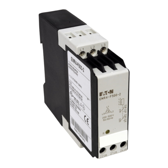 Moeller EMR4-W series Montageanweisung
