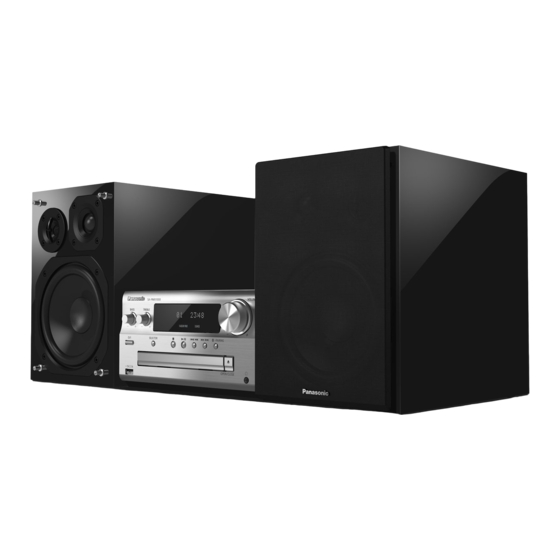 Panasonic SC-PMX100 Bedienungsanleitung