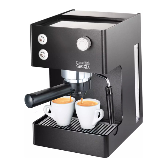 Gaggia Cubika Plus Bedienungsanleitung