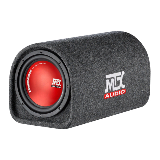MTX Audio TRT8P Bedienungsanleitung